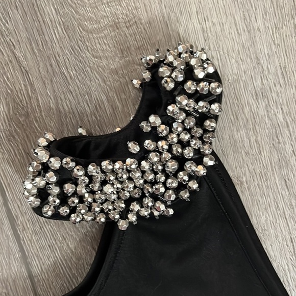 BLVD Collection by Forplay Women's Splendor One Sleeve Mini Dress - Picture 4 of 5